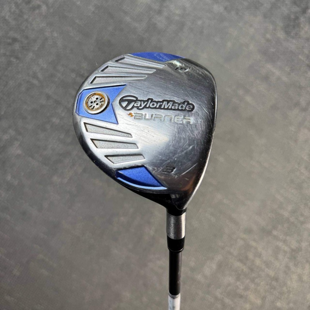 TaylorMade Burner 3 Fairway Wood Right Hand 15 Degree Silver Black Blue